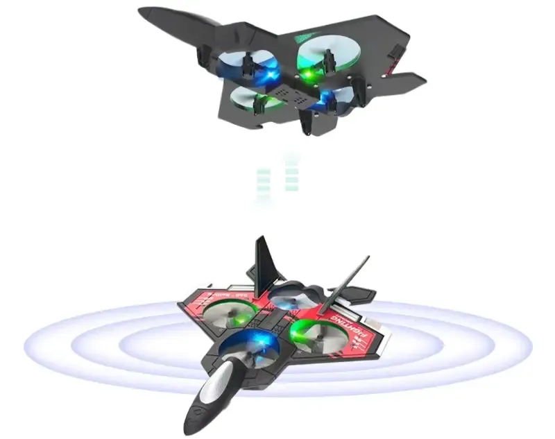 Радіокерований літак S98, винищувач, акробатика на 360°, гіроскоп, протиударний, світлодіодні ліхтарі