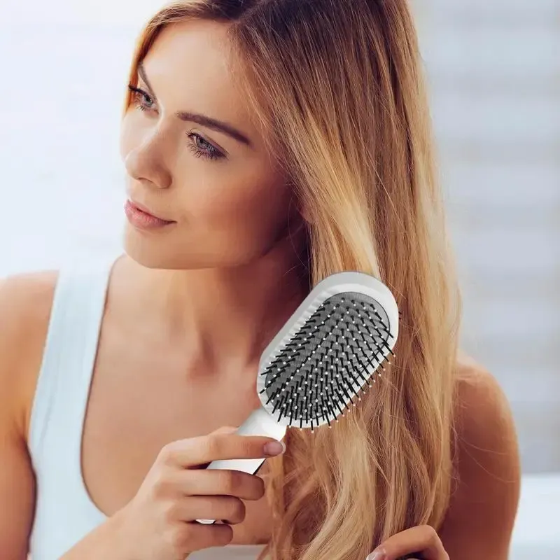 Гребінець для волосся | Щітка для волосся, що самоочищається | Масажний гребінець для шкіри голови