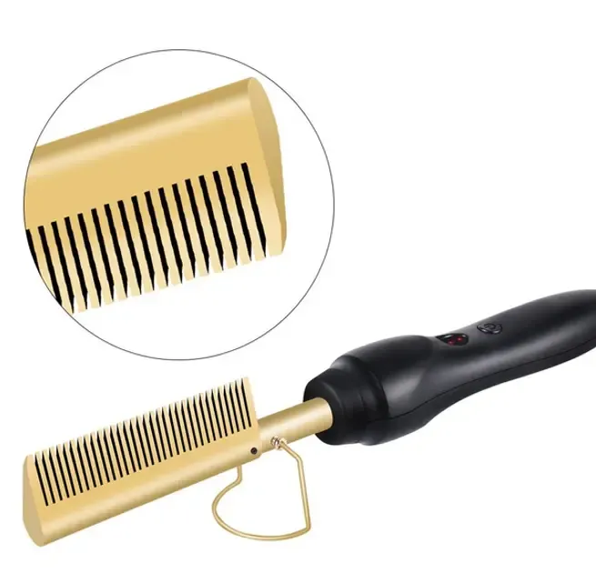 Гребінець Grand XL-210 для випрямлення волосся 2 в 1, електрична щітка