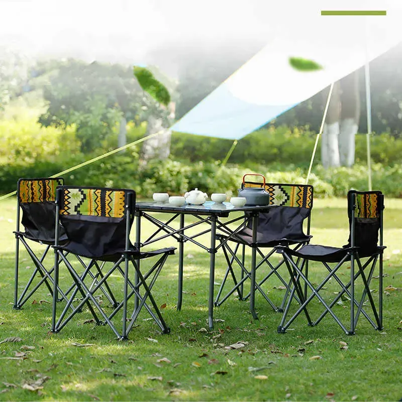 Розкладний набір для пікніка з системою Павук, 4 стільці в сумці