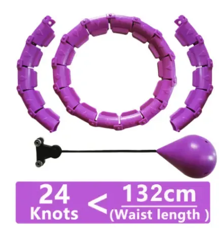 Розбірний масажний обруч - хулахуп із вантажем для схуднення