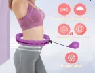 Розбірний масажний обруч - хулахуп із вантажем для схуднення