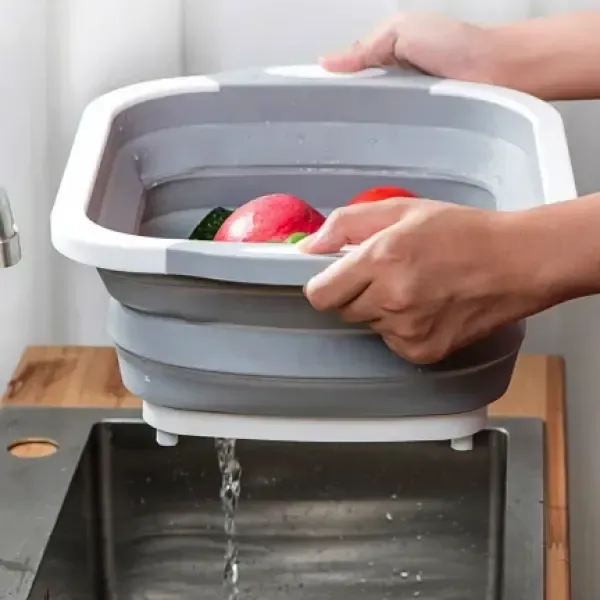 Обробна дошка 2 в 1 Chopper Дошка-миска, дошка контейнер, силіконова дошка