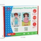 Розвиваючий дерев'яний конструктор створення персонажів