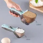 Регульовані пластикові мірні ложки 2 штуки Adjustable measuring spoon
