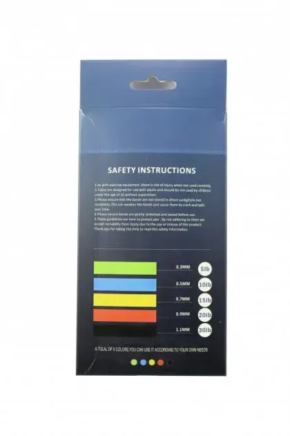 Гумки для фітнесу Loop Bands 5 штук із чохлом у комплекті