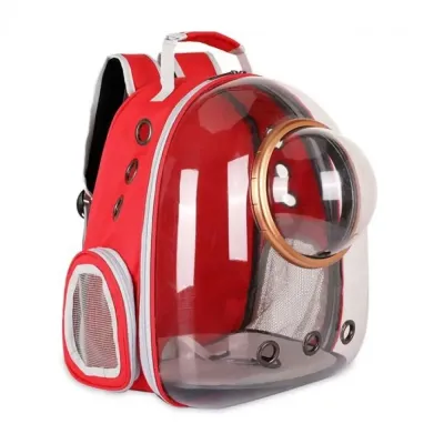 Переноска-рюкзак ілюмінатор для котів та собак зі сферичним ілюмінатором