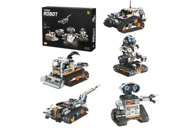 Робот-конструктор 5-в-1 Stem Robot з пультом керування та Bluetooth GS227