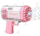 Rocket акумуляторний Пістолет мильних бульбашок синій