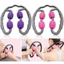 Роликовий масажер антицелюлітний універсальний для тіла LOSSO U-5 рожевий