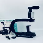 Ручка стабілізатор AY-49U для відеокамер фотоапаратів Uподібний кронштейн для телефону з спалахом мікрофоном