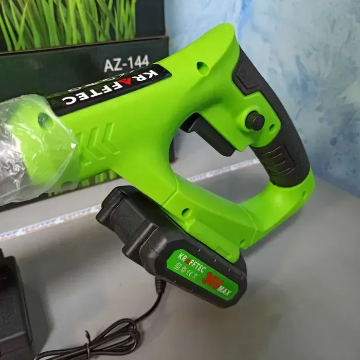 Ручний акумуляторний триммер для трави Krafftec 4000W 36V 2 акумулятори