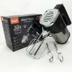 Ручний міксер кухонний R-6630 5 швидкостей 2 чорний насадки
