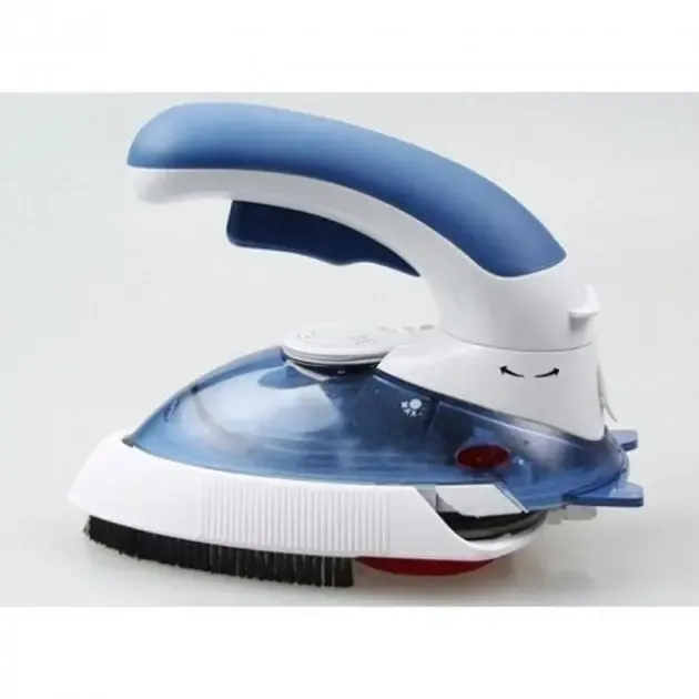 Ручний паровий відпарювач Mini Steam Iron HT-558B - компактна дорожня парова праска зі щіткою