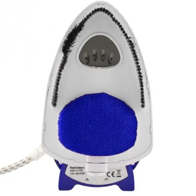 Ручний паровий відпарювач Mini Steam Iron HT-558B - компактна дорожня парова праска зі щіткою