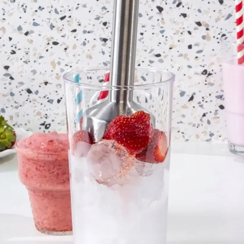 Ручний занурювальний блендер 1000 Вт, 2 швидкості, RAF-378/ Кухонний блендер подрібнювач з металевою ніжкою