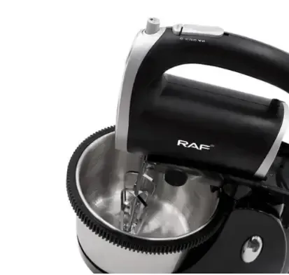 Ручний стаціонарний міксер із металевою чашею RAF