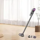 Ручний вертикальний пилосос Mite Remover 2в1, бездротовий пилосос на акумуляторі сірий XL-1153