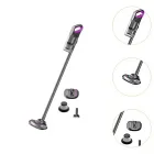 Ручний вертикальний пилосос Mite Remover 2в1, бездротовий пилосос на акумуляторі сірий XL-1153
