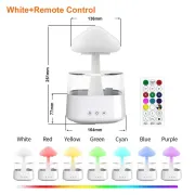 Атмосферний ультразвуковий зволожувач повітря гриб Rainfall з ефектом дощу. Нічник зволожувач повітря Doctor-101 з підсвіткою