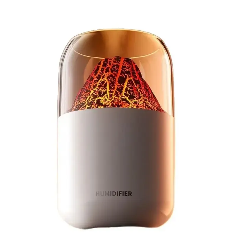 Нічний світильник-зволожувач JSQ-2, аромадіфузор, дизайн "вулкан"