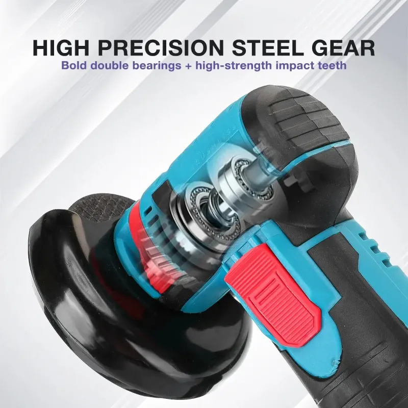 Кутова шліфувальна машина з літієвою батареєю, 19500 об/хв(болгарка)