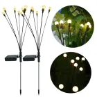 Садовый фонарь в упаковке 2 шт. на солнечной батарее "Светлячки" 70 см Уличный фонарик