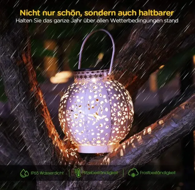 Садовий вуличний ліхтар WW на сонячній батареї