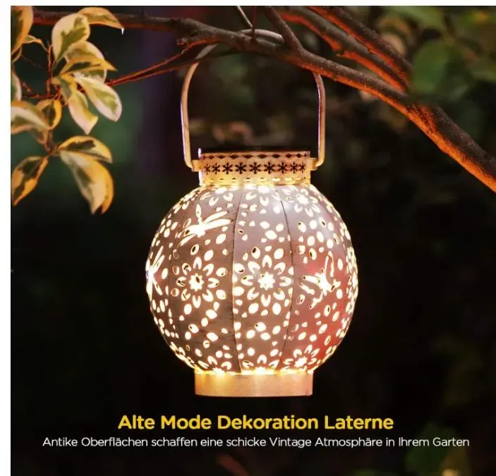 Садовий вуличний ліхтар WW на сонячній батареї