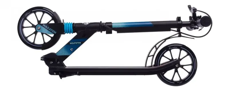 Самокат чорний Maraton Delta
