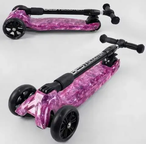 Самокат Maraton Maxi / Рожевий космос