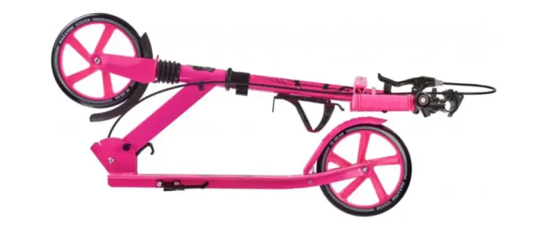 Самокат Maraton Rider складаний двоколісний з ручним гальмом та підсклянником для дівчаток