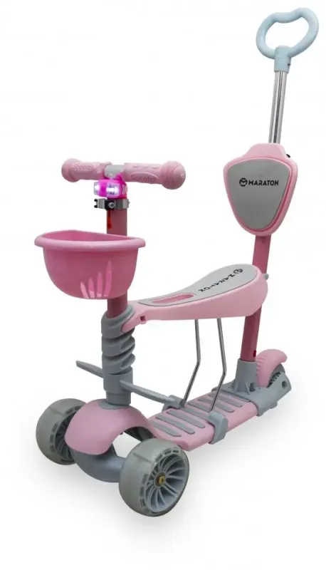 Самокат Maraton Tucson триколісний 3 в 1 + мигалка