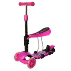 Самокат із сидінням та батьківською ручкою Best Scooter 3в1