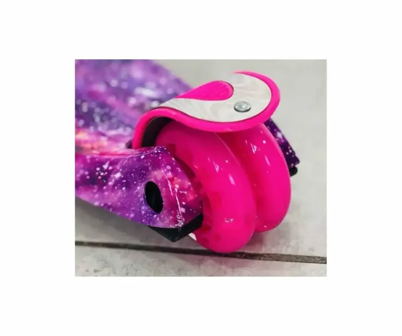 Самокат Scooter з підсвічуванням коліс для дівчинки та хлопчика 3 кольори