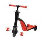 Дитячий самокат трансформер біговіл з кошиком Best Scooter 3 в 1