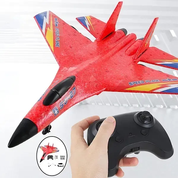 Літак на радіокеруванні модель винищувач СУ-27 EPP Crashworthiness 2.4 Ghz, Радіокерований літак