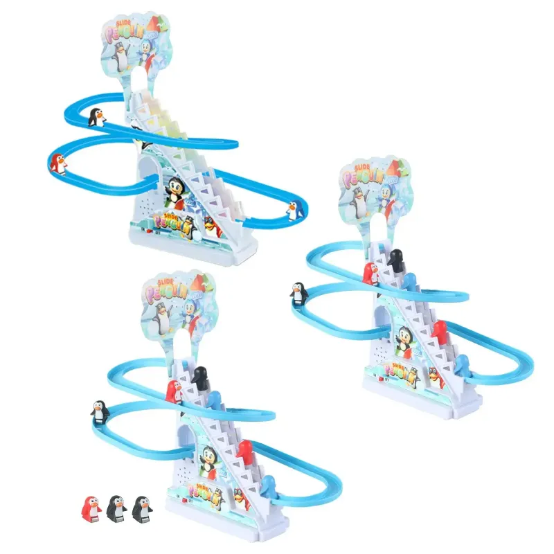 Музична іграшка-трек пінгвіни на гірці 3311 "Happy Penguin"