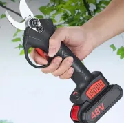 Секатор електричний 48V в валізі, Акумуляторні садові ножиці, електросекатор