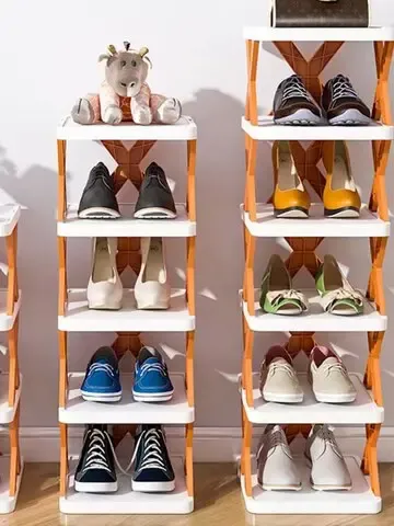 Знімна складна полиця для зберігання взуття, компактна полиця для взуття на 5 місця, дверний органайзер, полиця для взуття, багатоярусна шафа для ванної кімнати