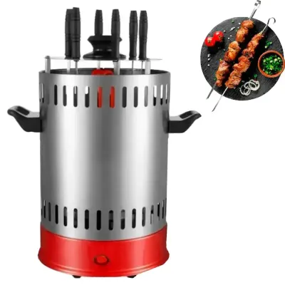 Шашличниця Zepline ZP065 електрична барбекюшниця на 6 шампурів вертикальний гриль