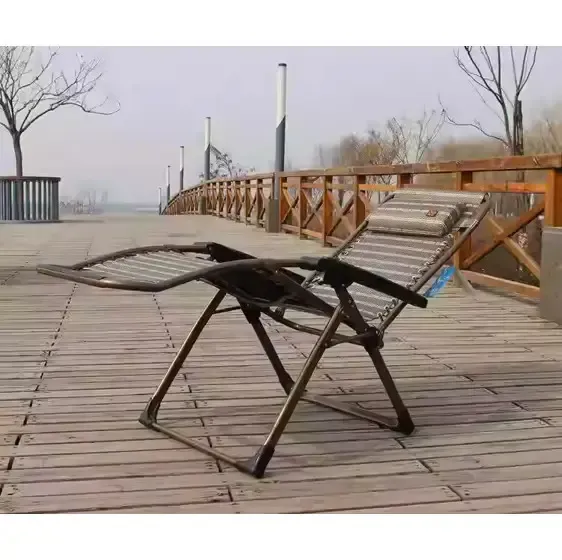 Шезлонг розкладне крісло-лежак 170х70х65 садове крісло для відпочинку кемпінгове