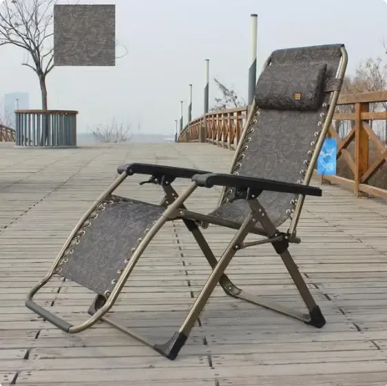 Шезлонг розкладне крісло-лежак 170х70х65 садове крісло для відпочинку кемпінгове