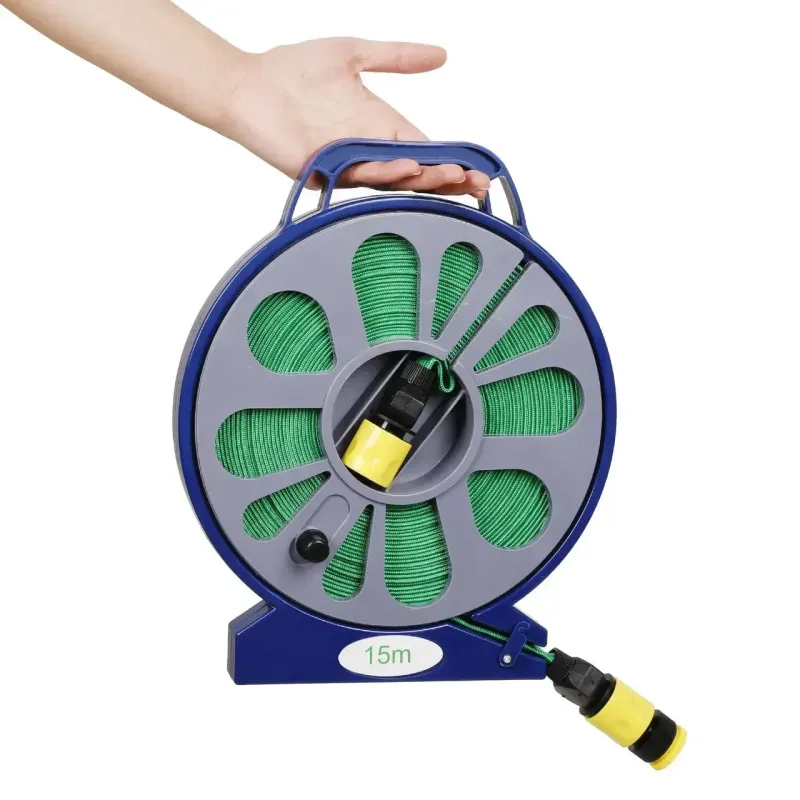Шланг 15-метровий поливальний з котушкою та розпилювачем BB-4302 | Поливальний набір