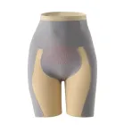 Шорти з високою талією для корекції фігури виготовлені з легкого безшовного нейлону