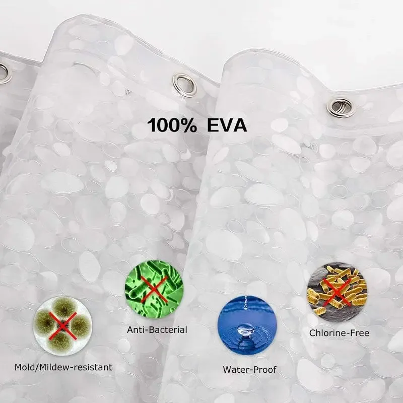 Шторка для ванної кімнати або душу Trento 3D 180x180 см прозорий