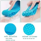 Силіконова щітка, що очищає мочалка - Silicone bath towel масажна для душу і ванни