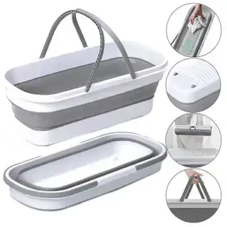 Складаний кошик для прання білизни портативний пластиковий раковин, що миється LY-630