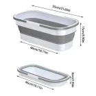 Складаний кошик для прання білизни портативний пластиковий раковин, що миється LY-630