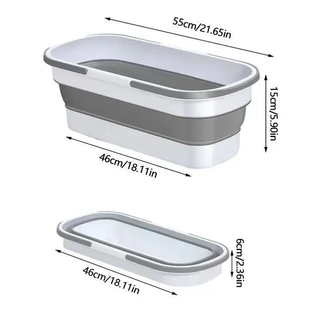 Складаний кошик для прання білизни портативний пластиковий раковин, що миється LY-630